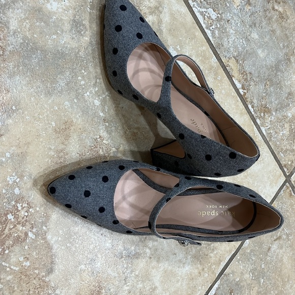Kate Spade gently worn Mary Jane heels in women’s size 6 1/2. - Picture 2 of 6